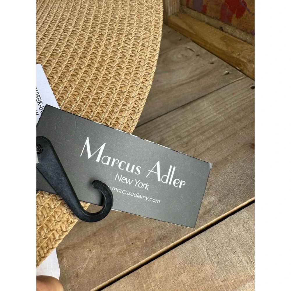 Marcus Adler New York One Size 100%‎ Paper Hat Summer Beach Beige